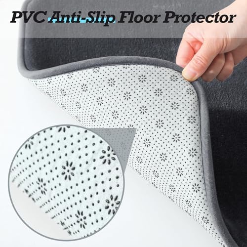 HUXMEYSON Bathroom Rugs Sets 3 Piece, Non-Slip & Quick Dry Bath Mat Set - Image 5
