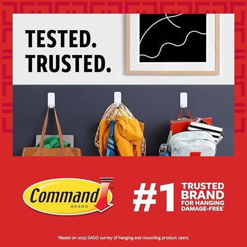 Command Large Bronze Double Hooks, 2 Hooks, 2 Strips - Image 2