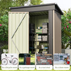 Patiowell 5x3 FT Outdoor Storage Shed - Image 2