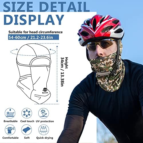 Balaclava Ski Mask, Sun Protection Breathable Face Cover Men Women - Image 6