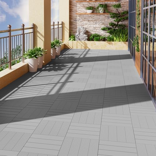 288 PCS Plastic Interlocking Deck Tiles - Image 3