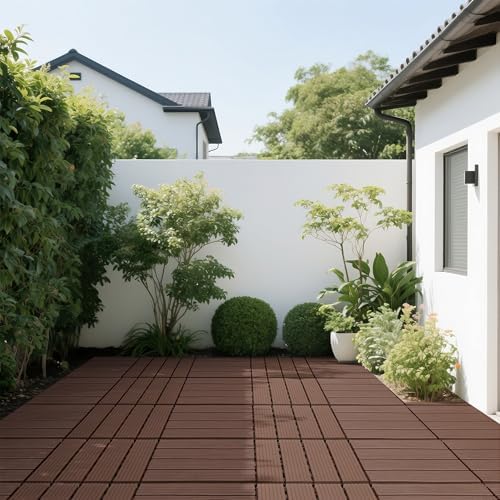 Interlocking Plastic Deck Tiles, Waterproof All‑Weather Patio Flooring - Image 6
