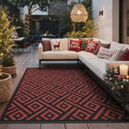 GENIMO Outdoor Rug, Waterproof Plastic Rugs - Image 3