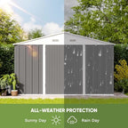 Patiowell 10x8 FT Outdoor Storage Shed - Image 4