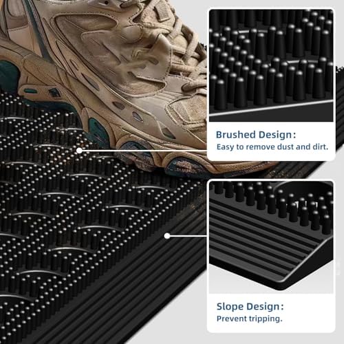 Mibao Front Door Mat, Heavy Duty Dirt Trapping - Image 3