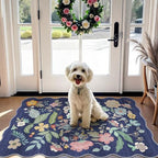 Washable 2x3 Area Rug for Entryway: Easy-Clean Carpet by HYHAOYUNLAI