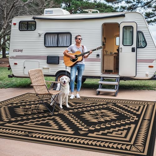 GENIMO Outdoor Rug, Waterproof Plastic Rugs - Image 5