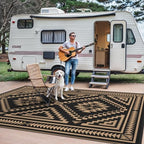 GENIMO Outdoor Rug, Waterproof Plastic Rugs - Image 5