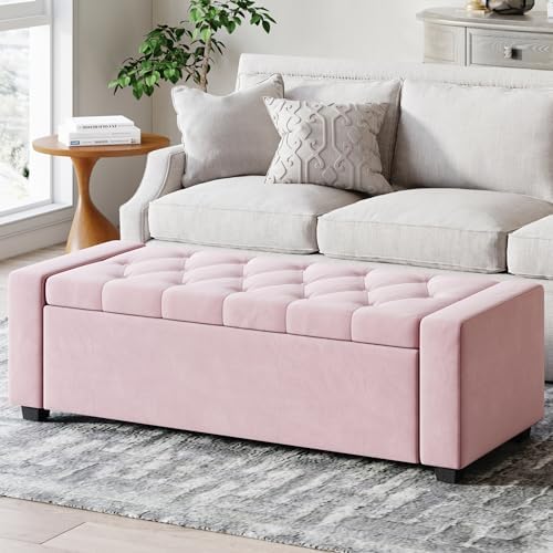 Storage Ottoman Bench, Large Entryway Ottoman by Atrtivoent