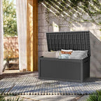 Outdoor Storage Box, 320 Gallon Waterproof Deck Box, Dual Gas-Spring Ultimate - Image 2