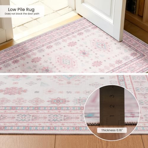 2x3 Door Mat Washable Boho Non Slip Small Throw Rug - Image 5
