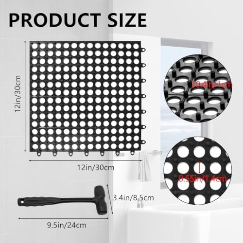 30 Pack Drainage Interlocking Tiles - Image 2