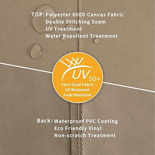 Easy-Going Patio Coffee Table Cover Small Outdoor Rectangular Table Cover - Image 3