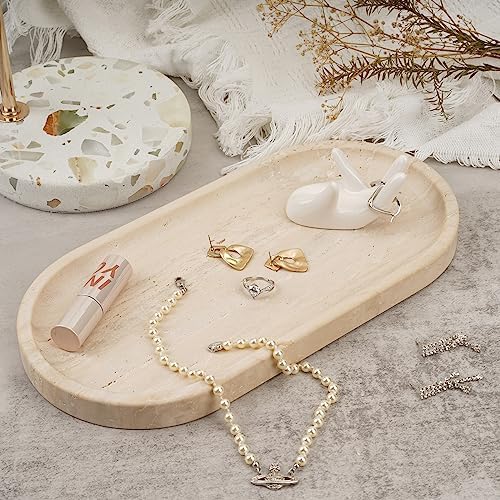 Koville Italian Travertine Tray, Catchall Tray - Image 5