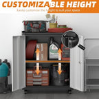 32''H Metal Garage Storage Cabinet - Image 5