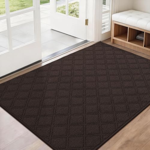 BEQHAUSE Dirt Trapper Door Mat 32" x 48" Non-Slip Washable by BEQHAUSE