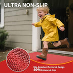 Door Mat Outside Entrance Drainage Pool Doormats Red 24"x71" - Image 4