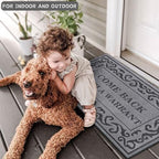 Doormat Outdoor Entrance Front Door Mat Grey Come Back - Image 7