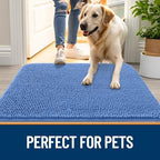 OLANLY Dog Door Mat for Muddy Paws 70x32, Super Absorbent Chenille Mud Mat - Image 6
