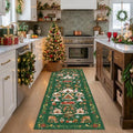 2x5 Christmas Runner Rug for Hallway by HYHAOYUNLAI