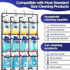 Clear Cleaning Supplies Organizer, Cleaning Products 24 Large Pockets - Image 4