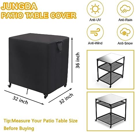 Pizza Oven Table Cover for Ooni Large Modular Table, Outdoor Prep Cart Table - Image 3