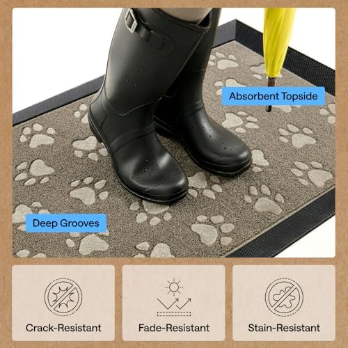 GORILLA GRIP WeatherMAX Door Mat, Indoor Outdoor Use - Image 5