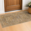 Brown Washable 2x4 Entry Rug by HazoHaus