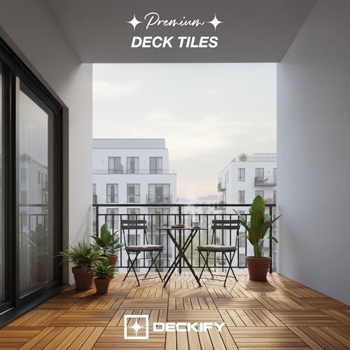 Acacia Interlocking Deck Tiles Outdoor Waterproof - Image 2