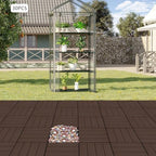 30 Pack Interlocking Deck Tiles 11.8"x11.8" Interlocking Patio Deck Tiles - Image 5