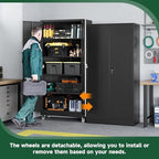 Letaya Metal Garage Storage Cabinets - Image 4