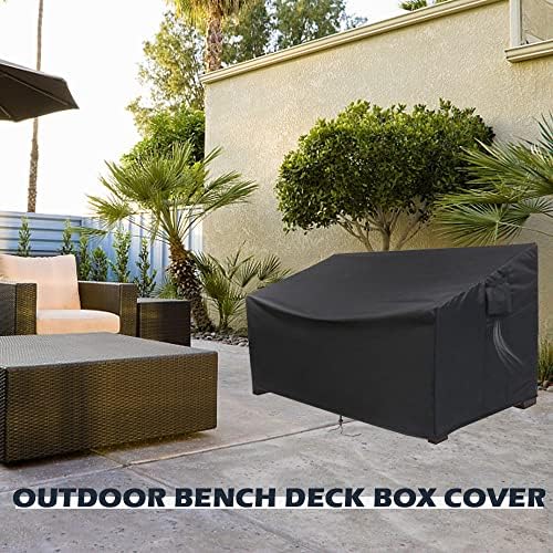 55 Inch Outdoor Storage Bench Cover - Image 6