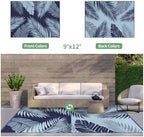 GENIMO Outdoor Rug, Waterproof Plastic Rugs - Image 2