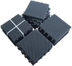 Domi Plastic Interlocking Deck Tiles, 44 Pieces One Pack, 3018 Series, Dark Gray by domioutdoorliving