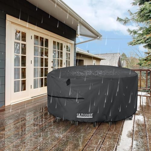 ULTCOVER Waterproof Round Patio Table Cover 76 inch - Image 6