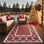 GENIMO Outdoor Rug, Waterproof Plastic Rugs by GENIMO