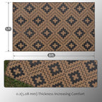 SAND MINE Waterproof Outdoor Rug 5x8 ft, Reversible Plastic Straw Area Rug - Image 2