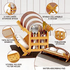 Greenual Bamboo Dish Drying Rack - Image 5