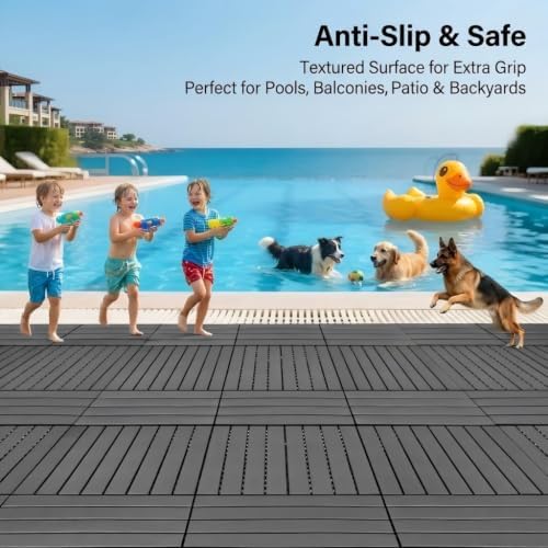 Interlocking Plastic Deck Tiles, Decking Tiles - Image 5