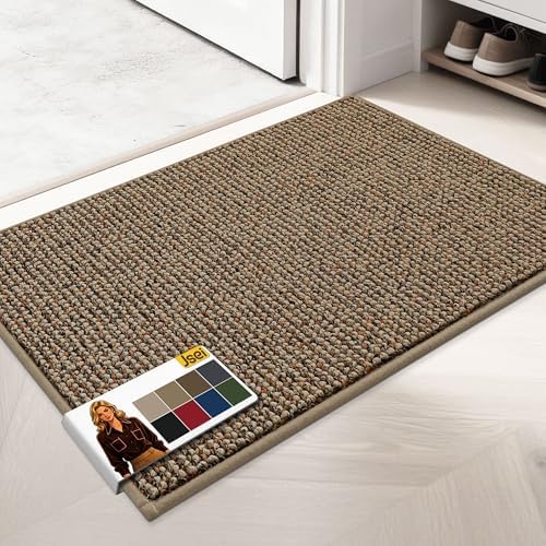 JSEI Dirt Trapper Door Mat 20" x 32", Non-Slip Washable Doormats by JSEI