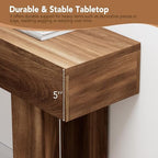 63 Inch Long Console Table, Narrow Rectangular Sofa Table Behind The Couch - Image 4