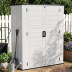 Outdoor Storage Shed Resin Waterproof Storage Cabinet by LegacyAmerhomeDirect