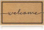 Coir Welcome Mat, Welcome Classic 4, 17x29 in by AmaruDoorMats