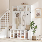 Takywep Extra Large 51" Entryway Hall Tree - Image 5