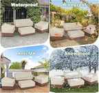Gasadar Patio Furniture Cover 4 Piece Set - Image 5