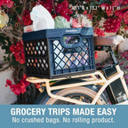 CleverMade Collapsible Milk Crate - 25L - Ocean - Image 5