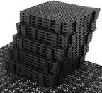 FAHKNS 50 Pack Interlocking Drainage Tiles, PVC Floor by FAHKNS