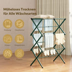 Clothes Drying Rack Collapsible, Heavy Duty Extendable Laundry Rack - Image 3