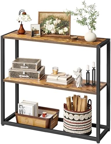 TIQLAB Small Entryway Table, 29.5" Narrow Console Table by TIQLAB