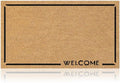 Coir Welcome Mat, Welcome Classic 2, 17x29 in by AmaruDoorMats
